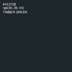 #1E272B - Timber Green Color Image